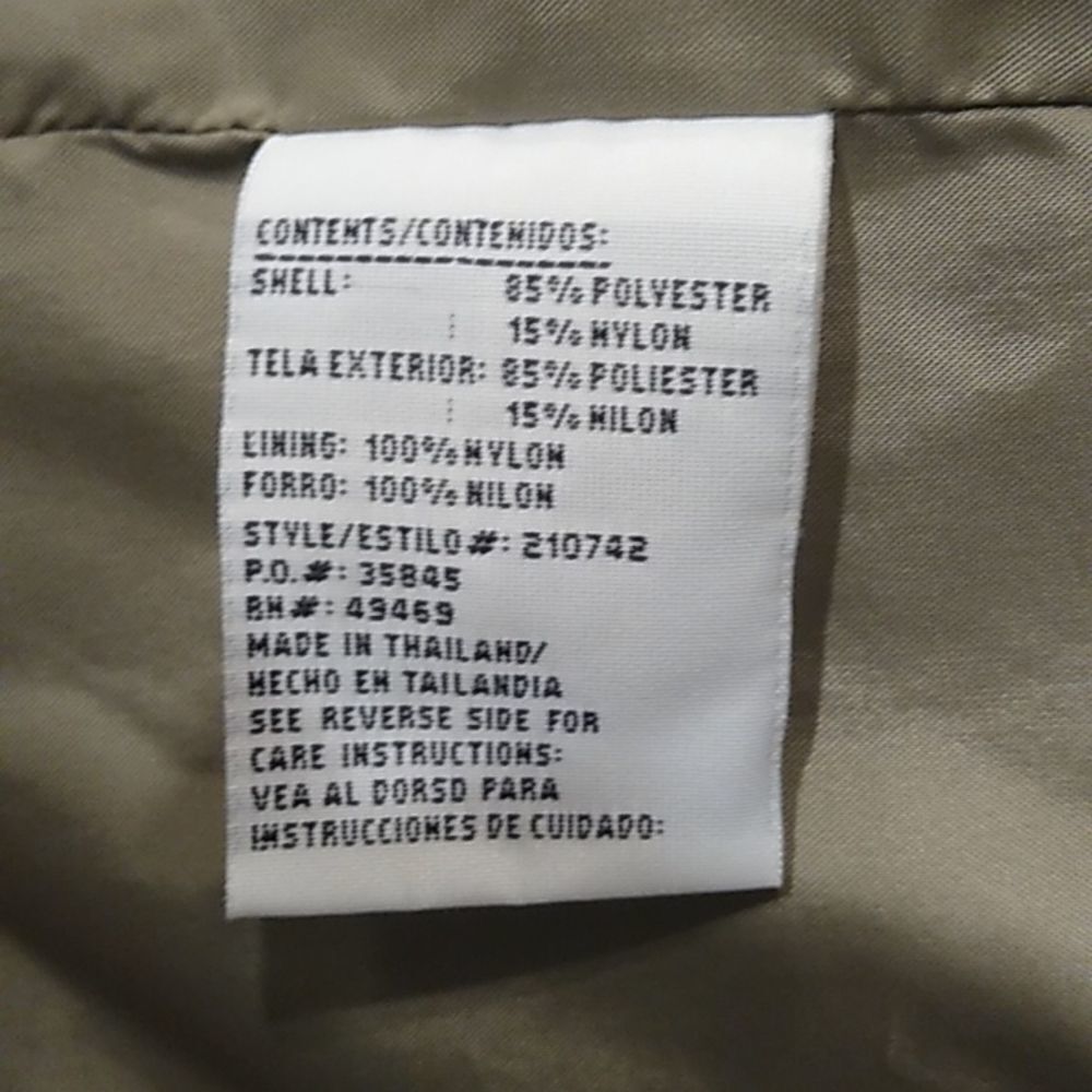 Mulberry Street Med Tan/Cream Jacket. Fully Lined. - Picture 8 of 8